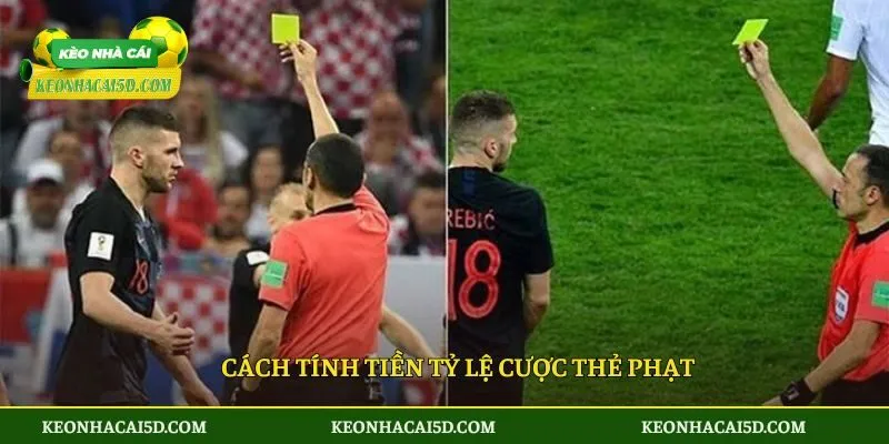 Cách tính tiền tỷ lệ cược thẻ phạt