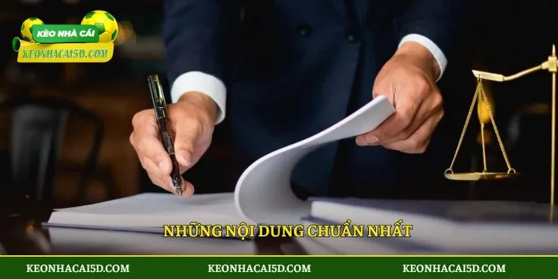 Những nội dung chuẩn nhất