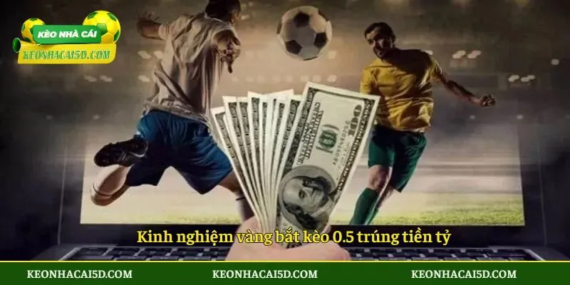 Kinh nghiệm vàng bắt kèo 0.5 trúng tiền tỷ