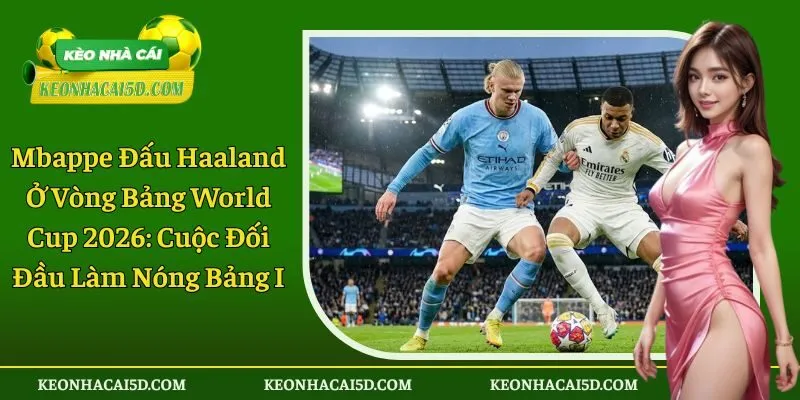 Mbappe đấu Haaland ở vòng bảng World Cup 2026